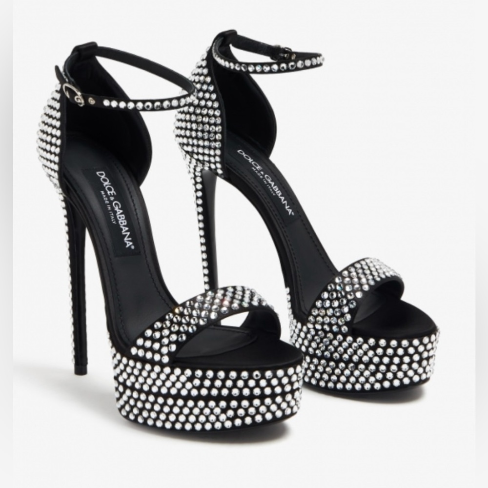 Dolce & Gabbana Rhinestone Platform Heels